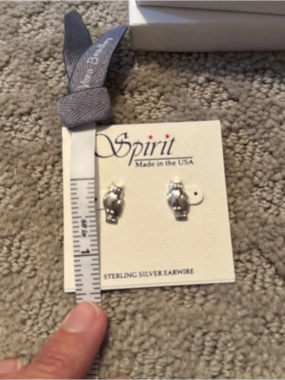 Sterling Silver Owl Post Earrings